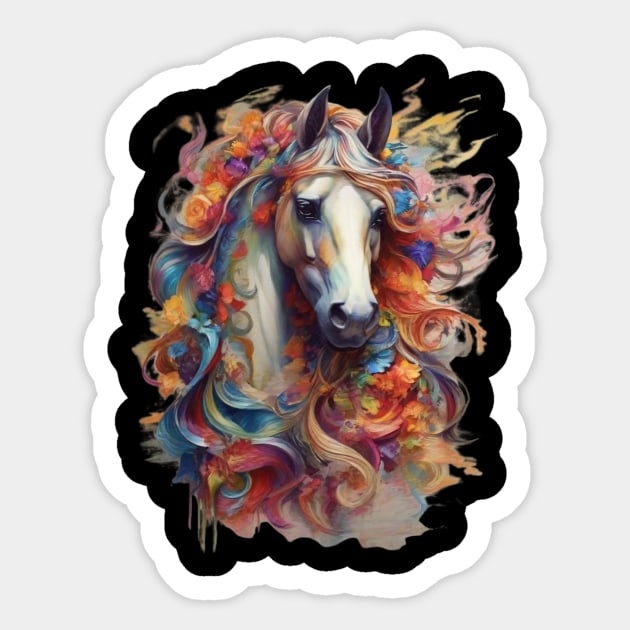 Chromatic Gallop Sticker by Daniel99K